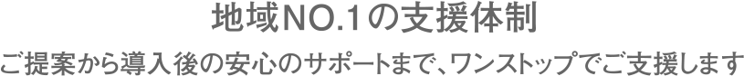 地域ＮＯ.1の支援体制